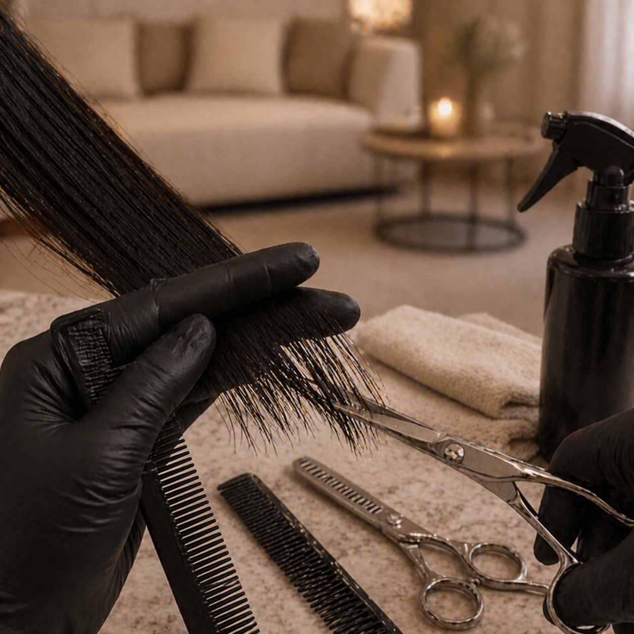 Trimming With Blowout